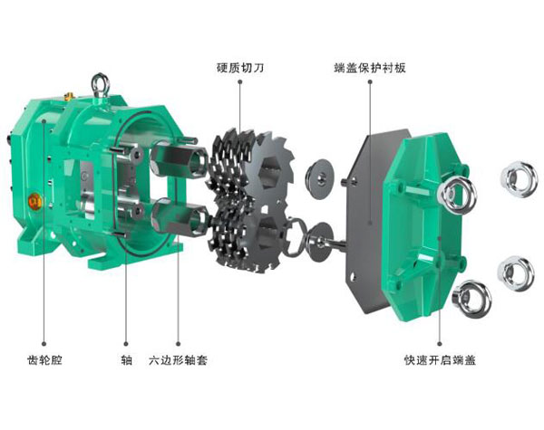 雙軸剪切機結構圖 雙軸剪切機結構圖
